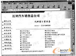 圖4 經銷商網上銷售日常業務界面