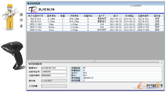 條碼技術輔助輸入