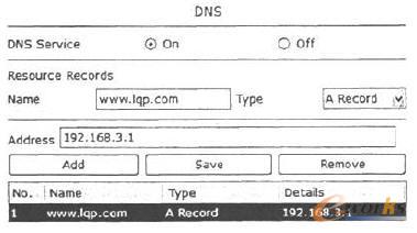 DNS服務器的設置