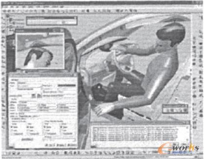 人離開駕駛室時頭部余隙分析