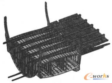中央翼產品組件模型