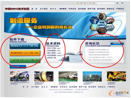 MRO開發平臺下載界面