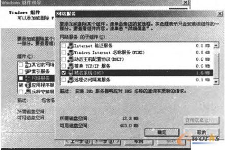 DNS網絡服務的添加 DNS網絡服務的添加