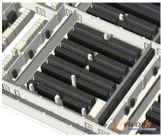 主機房軸側效果圖