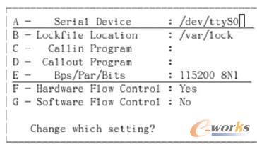 ʹ��minicom �O��ϵ�y�˿څ���