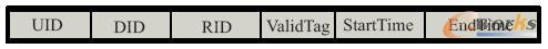 用戶授權(quán)表中記錄的結(jié)構(gòu)