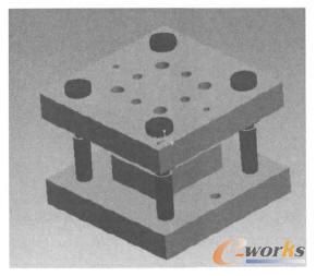 落料模裝配模型