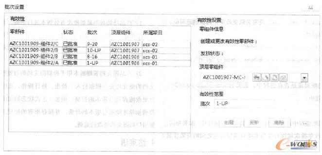 設置頂層裝備和批次效果圖