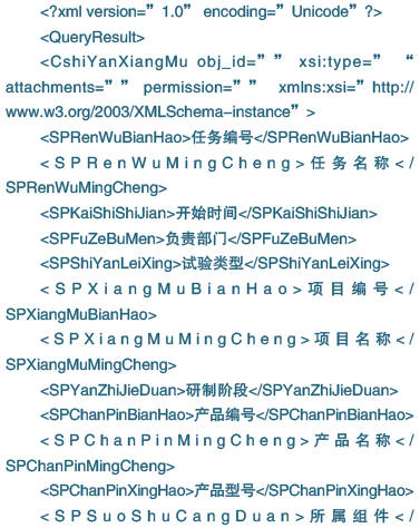 TDMϵ�y���յĲ�ԃ�Y��XML�Y���OӋ