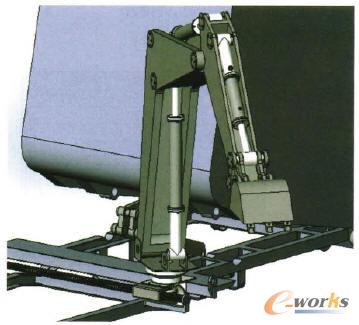 多功能工程車挖掘臂