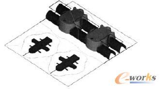 3D�����ڲ۵�·����·��