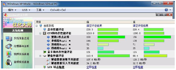�D5 Windows XP ģʽϵ�y���ܜyԇ