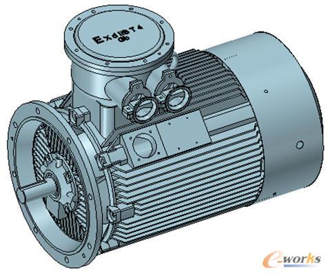 用中望3D 設計的三相異步電機