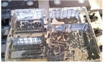 采用專用鎂合金切削液加工的零件狀態