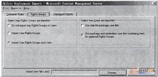 圖3 恢復(fù)CMS組權(quán)限和用戶