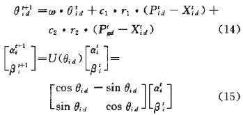 量子粒子群算法的更新方程