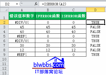 iserror�����÷�