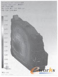 最終方案的水箱變形分布結果