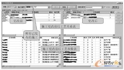 施工更改編制界面