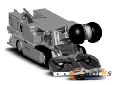 EBH315掘進機虛擬裝配模型