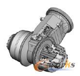 EBH315掘進機截割減速器裝配模型