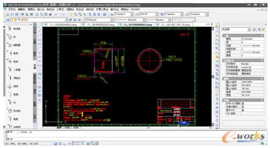 工程師使用中望CAD機械版進行繪圖