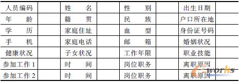 表9 ERP人力資源系統(tǒng)對(duì)人員的信息統(tǒng)計(jì)