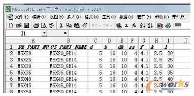 part family零件族列表