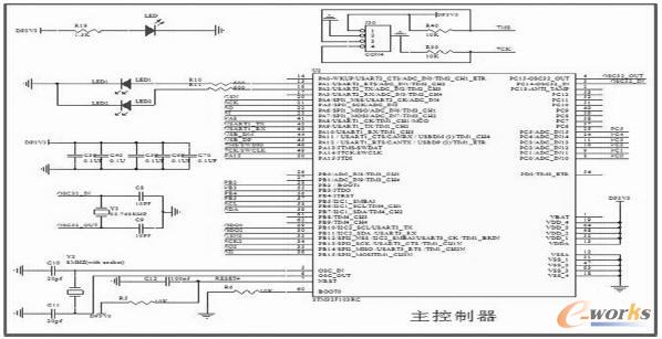 主控部分原理圖