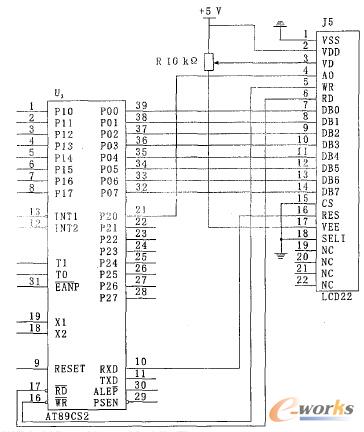 AT89C51 ��Ƭ�C(j��)�cLMBGA_032_49CKģ�K�Ľӿ��·