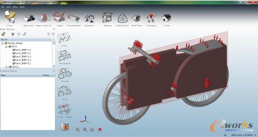 圖3-3 Inspire中劃分好的幾何模型