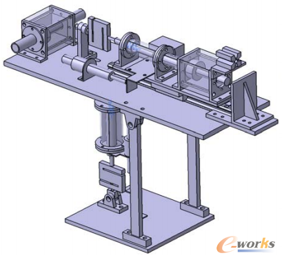 圖3.1 試驗臺多剛體虛擬樣機