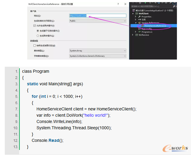 ʹ��Nginx��߿��ã��߲��l(f��)��WCF��Ⱥ