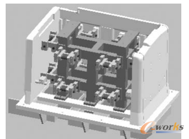 圖5 發泡模冷藏室內部結構