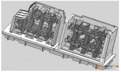 圖6 冷藏室和冷凍室的整體結構
