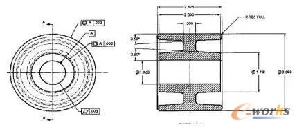 按照尺寸要求用旋轉創建模型